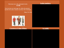 Tablet Screenshot of gym.riky.fr